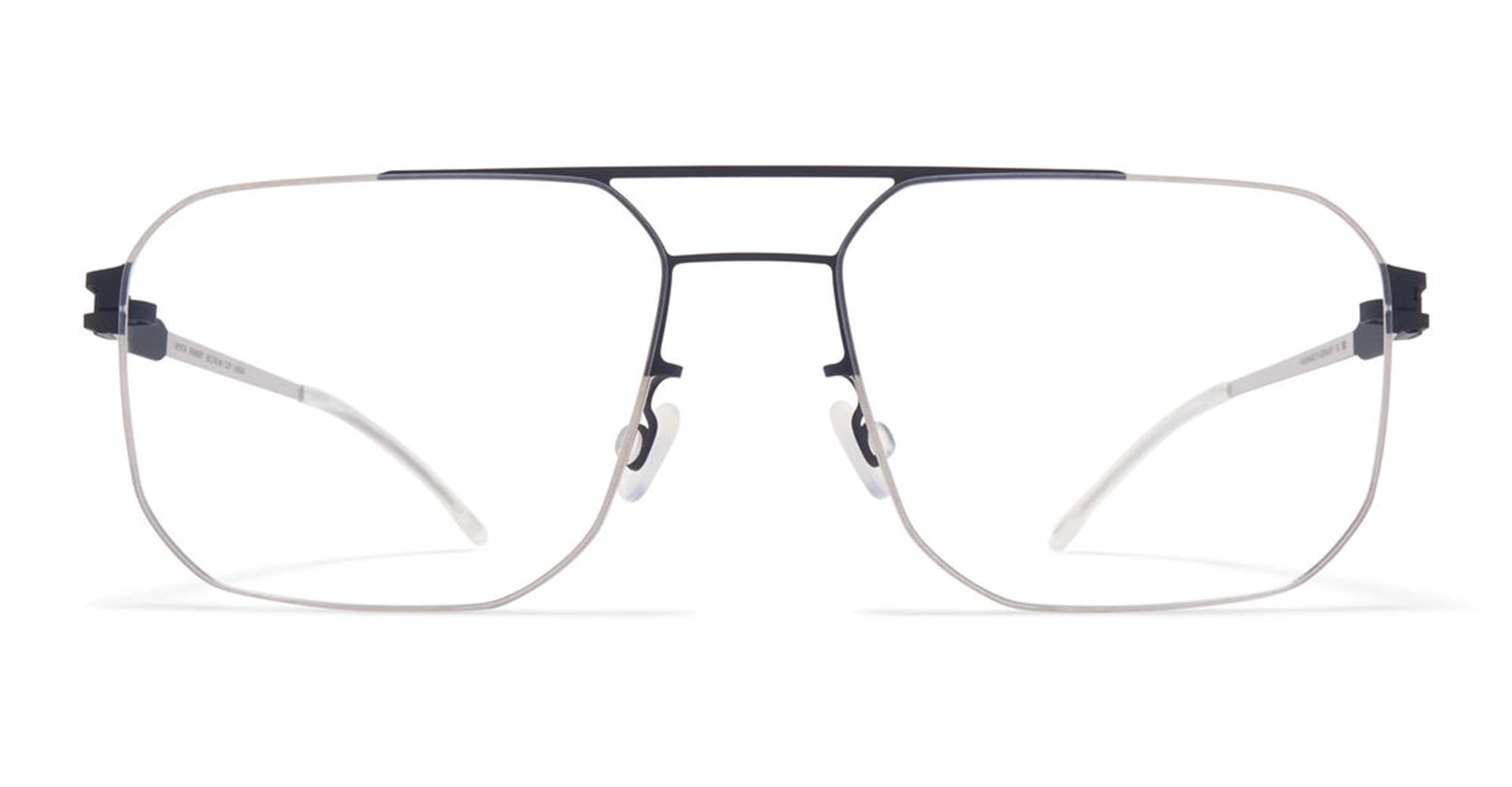  INDIGO RX - stainless steel - shape  - Silver, blue - EYEWEAR - EYEGLASSES - Unisex,Uomo,Donna,Women,Men - lens  - Made In Germany