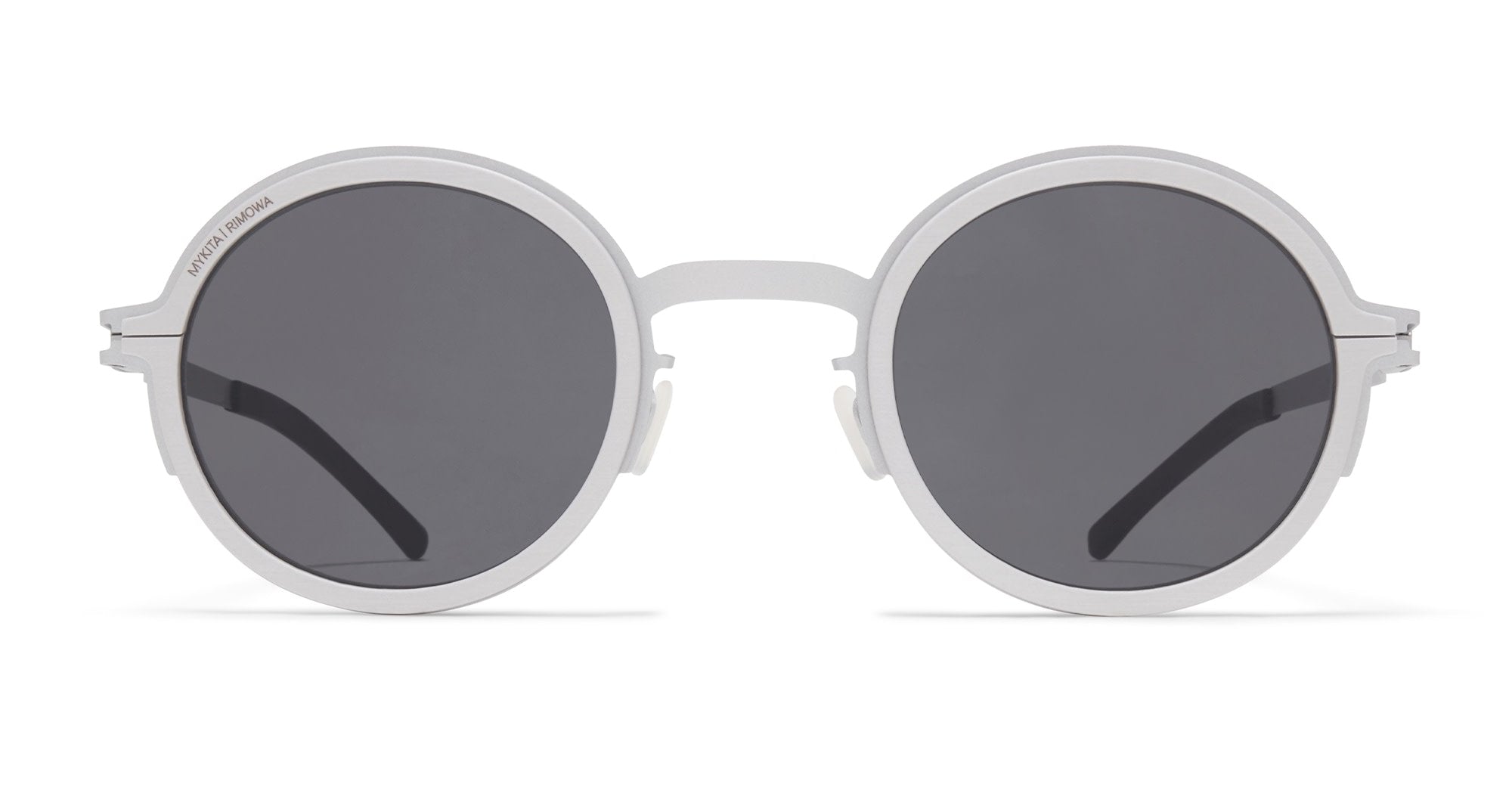 Ottica Mondello Roma - Mykita - 10300642 - MR007 AL1- White Silver / Black / Cool Grey Lens - stainless steel - shape  - silver, black - EYEWEAR - SUNGLASSES - Unisex,Uomo,Donna,Women,Men - lens  - Made In Germany