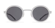 Ottica Mondello Roma - Mykita - 10300642 - MR007 AL1- White Silver / Black / Cool Grey Lens - stainless steel - shape  - silver, black - EYEWEAR - SUNGLASSES - Unisex,Uomo,Donna,Women,Men - lens  - Made In Germany