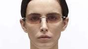 Ottica Mondello Roma - Kuboraum - KRSP63GMPM00004P - MASK P63 GM PM - GUNMETAL - Acetate - shape Octagonal - grey - EYEWEAR - SUNGLASSES - Unisex,Uomo,Donna,Women,Men - lens Brown - Made In Italy