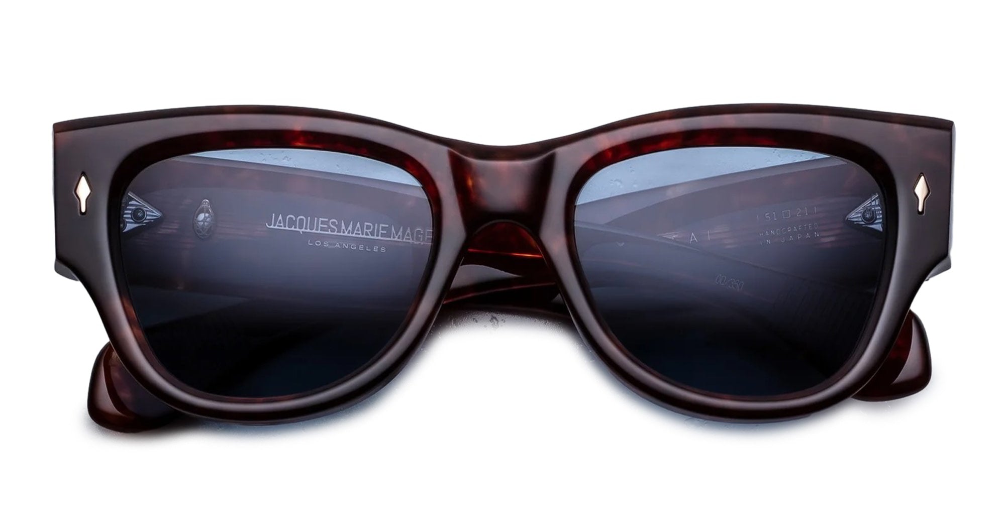 Ottica Mondello Roma - Jacques Marie Mage - JMMEH-7U - CHELSIE - BRECCIA - Acetate - shape  - Havana - EYEWEAR - SUNGLASSES - Unisex,Uomo,Donna,Women,Men - lens  - Made In Japan