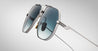 Ottica Mondello Roma - Jacques Marie Mage - J-ESN-RE-S41P3-OS - REYNOLD - PACIFIC  - Titanium - shape Aviator - Silver - EYEWEAR - SUNGLASSES - Uomo,Men - lens Gradient blue - Made In Japan