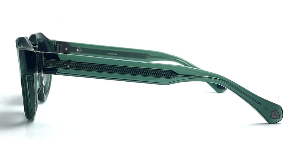 Ottica Mondello Roma - Matsuda - M1037.SG.BGN.49 - M1037 - BOTTLE GREEN - Acetate - shape Panto - bottle green - EYEWEAR - SUNGLASSES - Uomo,Men - lens Gradient grey - Made In Japan