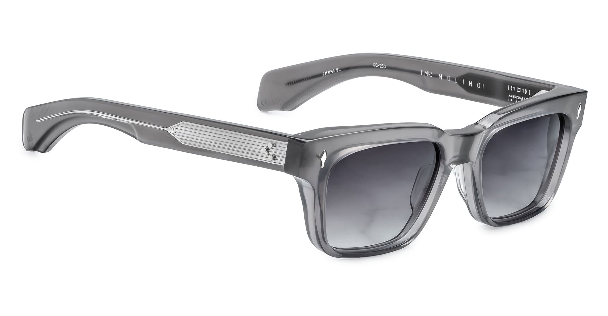 Ottica Mondello Roma - Jacques Marie Mage - JMMML-9L - MOLINO - PRIME - Acetate - shape Squared - grey - EYEWEAR - SUNGLASSES - Unisex,Uomo,Donna,Women,Men - lens Grey - Made In Japan