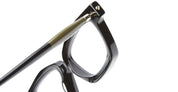 Ottica Mondello Roma - Kuboraum - KROP25BS000000OP - MASK P25 BS - BLACK SHINE RX - Acetate - shape Rectangular - Black - EYEWEAR - EYEGLASSES - Unisex,Uomo,Donna,Women,Men - lens Clear - Made In Italy