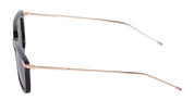 Ottica Mondello Roma - Thom Browne - UES701A-G0003-001-49 - RECTANGULAR 49 - BLACK / GOLD - Acetate, titanium - shape Rectangular - Black, gold - EYEWEAR - SUNGLASSES - Unisex,Uomo,Donna,Women,Men - lens Grey - Made In Japan