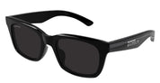 Ottica Mondello Roma - Balenciaga - BB0468S-001 - BB0468S-001 - BLACK/ ASIAN SMART FITTING - Acetate - shape Squared - Black - EYEWEAR - SUNGLASSES - Unisex,Uomo,Donna,Women,Men - lens Grey - Made In Italy