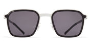 Ottica Mondello Roma - Mykita - 10087671 - MR002 AL1 - White Silver / Black / Coolgrey Lens - stainless steel - shape  - silver, black - EYEWEAR - SUNGLASSES - Unisex,Uomo,Donna,Women,Men - lens  - Made In Germany