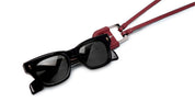 Ottica Mondello Roma - Jacques Marie Mage - JMMOVP-7L01 - JMM EYEWEAR NECKLACE - BOLIN - BORDEAUX EMPIRE - Leather - shape Necklace - burgundy - ACCESSORI - ACCESSORIES - Unisex,Uomo,Donna,Women,Men - lens Clear - Made In Italy