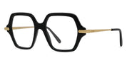 Ottica Mondello Roma - Loewe - LW50117I50001 - SLIM BLACK GEOMETRIC EYEGLASSES - Acetate, metal - shape Geometric - Black - EYEWEAR - EYEGLASSES - Donna,Women - lens Clear - Made In Italy