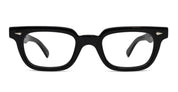Ottica Mondello Roma - Julius Tart - JTPL-029A-RX - T-MAN - BLACK RX - Acetate - shape Rectangular - Black - EYEWEAR - EYEGLASSES - Unisex,Uomo,Donna,Women,Men - lens Clear - Made In Italy