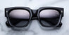 Ottica Mondello Roma - Jacques Marie Mage - JMMEZ-10Y1 - DECADE COLLECTION: ENZO - DECADE - Acetate - shape Squared - Black - EYEWEAR - SUNGLASSES - Uomo,Men - lens Gradient grey - Made In Japan