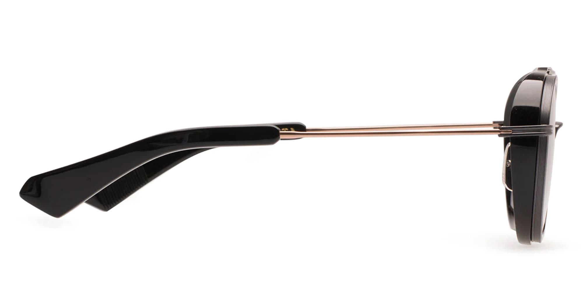 Ottica Mondello Roma - DITA - 19017-B-BLK-RGD-52-Z - SPACECRAFT - BLACK / ROSE GOLD - Acetate, titanium - shape Aviator - Black, rose gold - EYEWEAR - SUNGLASSES - Unisex,Uomo,Donna,Women,Men - lens Grey - Made In Japan