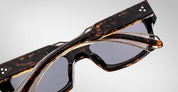 Ottica Mondello Roma - Jacques Marie Mage - JMMRZ-13V - MATTEI - BEAU - Acetate - shape Rectangular - Tortoise - EYEWEAR - SUNGLASSES - Unisex,Uomo,Donna,Women,Men - lens Blue - Made In Japan