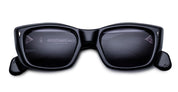 Ottica Mondello Roma - Jacques Marie Mage - JMMCO-58 - CORNICHE - RAVEN - Acetate - shape Rectangular - Black - EYEWEAR - SUNGLASSES - Unisex,Uomo,Donna,Women,Men - lens Grey - Made In Japan