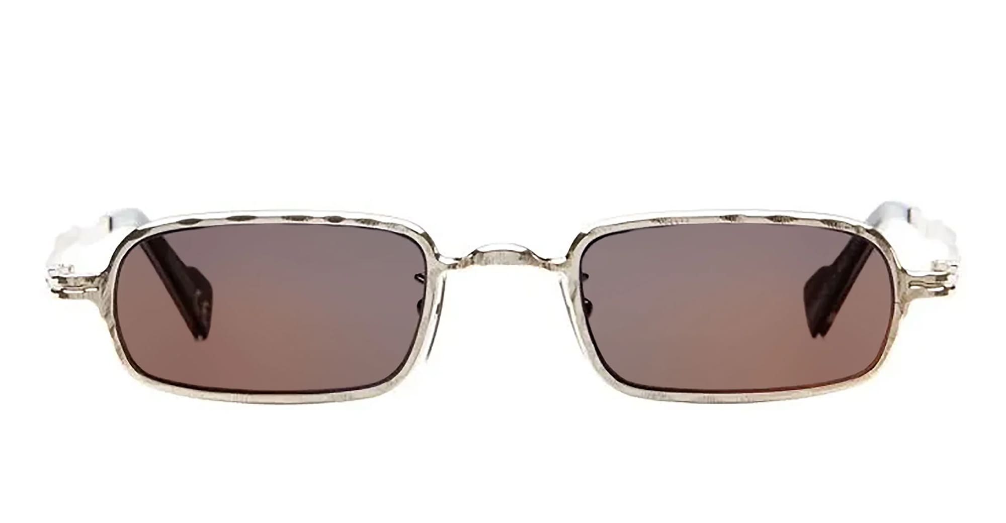 Ottica Mondello Roma - Kuboraum - KRSZ18LG000000GP - MASK Z18 LG - LIGHT GOLD - metal, acetate - shape Rectangular - Gold - EYEWEAR - SUNGLASSES - Unisex,Uomo,Donna,Women,Men - lens Grey - Made In Italy