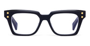 Ottica Mondello Roma - Balmain - BPX-182A-52 - TEMPO - BLACK / 18K GOLD RX - Acetate - shape Squared - Black, gold - EYEWEAR - EYEGLASSES - Unisex,Uomo,Donna,Women,Men - lens Clear - Made In Japan