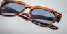 Ottica Mondello Roma - Jacques Marie Mage - JMMWY-66 - WESLEY - ROOTBEER - Acetate - shape Rectangular - brown - EYEWEAR - SUNGLASSES - Uomo,Men - lens Blue - Made In Japan