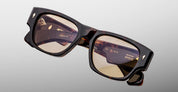 Ottica Mondello Roma - Jacques Marie Mage - JMMEZL-6D - DINO - AGAR - Acetate - shape Rectangular - Havana - EYEWEAR - SUNGLASSES - Unisex,Uomo,Donna,Women,Men - lens yellow - Made In Japan