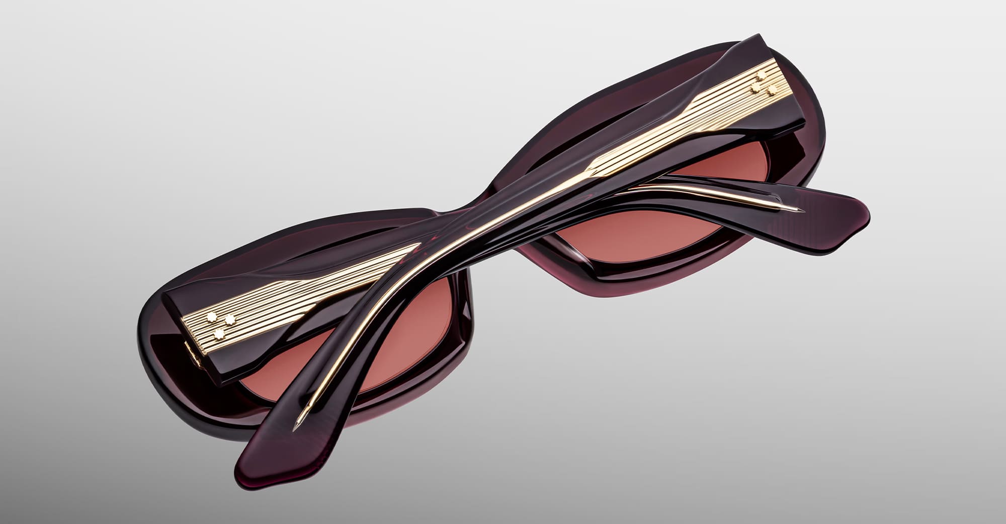 Ottica Mondello Roma - Jacques Marie Mage - JMMKT-18M - ANN - AMARENA - Acetate - shape Oval - red - EYEWEAR - SUNGLASSES - Unisex,Uomo,Donna,Women,Men - lens red - Made In Japan
