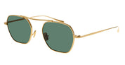 Ottica Mondello Roma - Eyevan - STRIPES-52-YG-C.GRN - STRIPES - YELLOW GOLD / GREEN LENS - Titanium - shape Hexagonal - Gold - EYEWEAR - SUNGLASSES - Unisex,Uomo,Donna,Women,Men - lens Green - Made In Japan