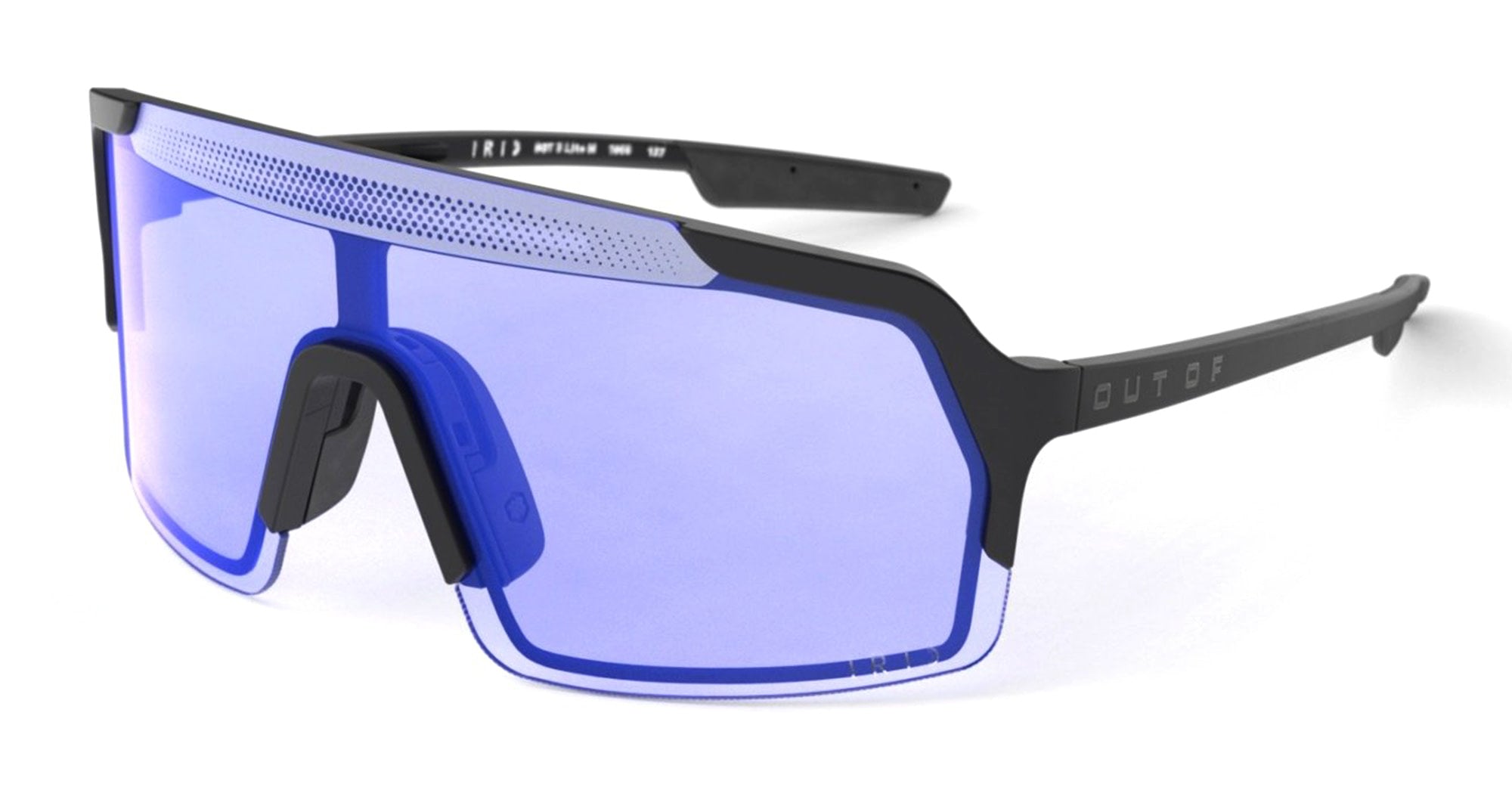 Ottica Mondello Roma - Out Of - XS180289L - Bot 3 LITE - Black / IRID X-10 LARGE - Acetate - shape  - Black - EYEWEAR - SUNGLASSES - Unisex,Uomo,Donna,Women,Men - lens  - Made In Italy