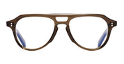 Ottica Mondello Roma - Cutler and Gross - CGOP-GR18-51-03 - GR18 - OLIVE RX - Acetate - shape Aviator - green - EYEWEAR - EYEGLASSES - Unisex,Uomo,Donna,Women,Men - lens Clear - Made In Italy