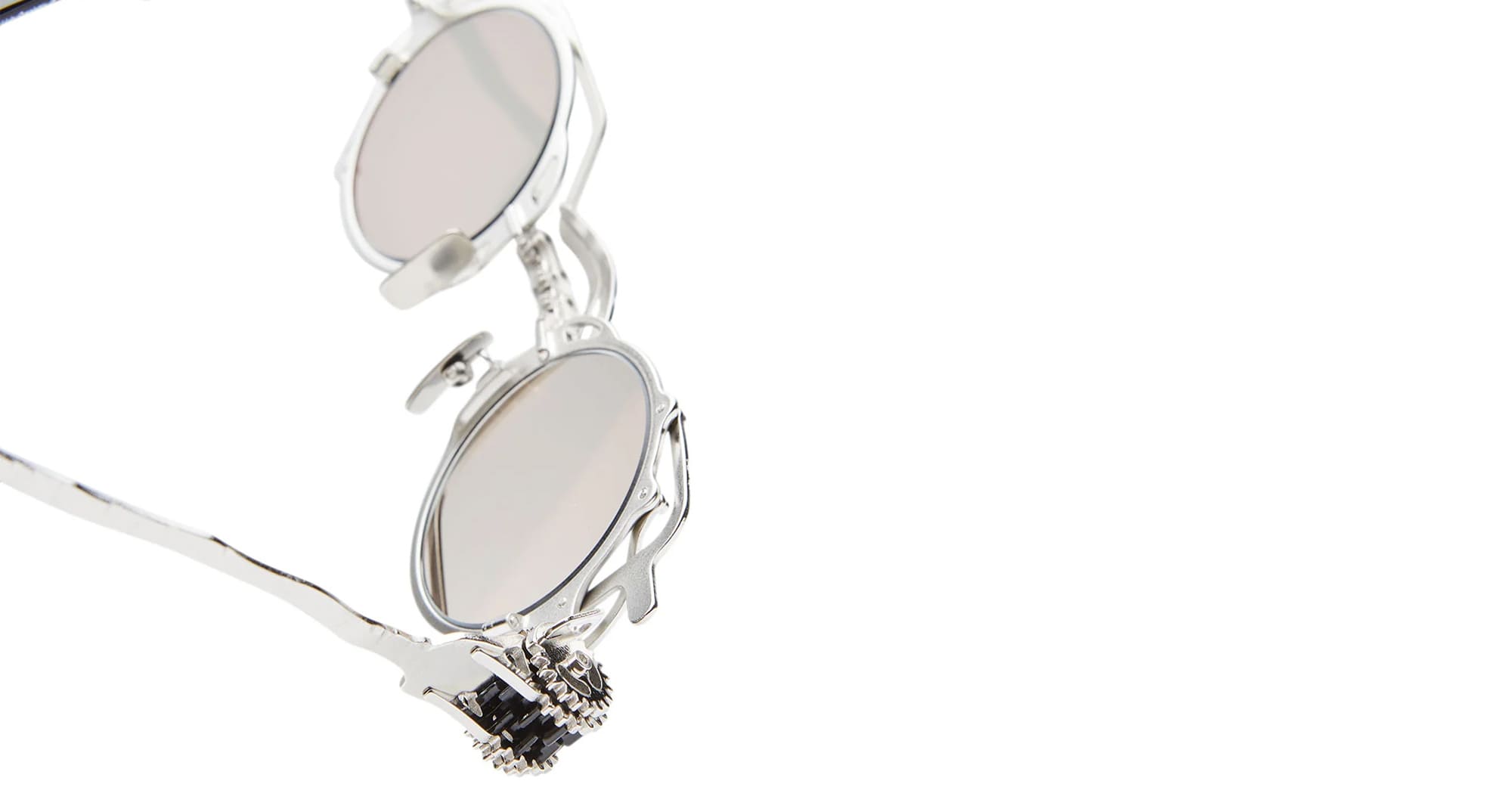 Ottica Mondello Roma - Kuboraum - KRSZ50SI000000FY - MASK Z50 SI - SILVER - Metal - shape Round - Silver - EYEWEAR - SUNGLASSES - Unisex,Uomo,Donna,Women,Men - lens silver - Made In Italy