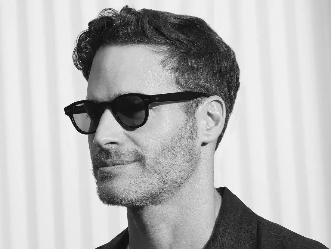 Ottica Mondello Roma - Moscot - OR-LMB2-S46240200-TL - LEMTOSH (46) - BLACK / CUSTOM PURPLE NURPLE LENS - Acetate - shape Classic - Black - EYEWEAR - SUNGLASSES - Unisex,Uomo,Donna,Women,Men - lens purple - Made In China
