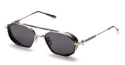 Eris-two - brushed silver / black rhodium