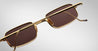 Ottica Mondello Roma - Jacques Marie Mage - JMMSK-16J - DUSK - COCO - Titanium - shape Rectangular - light gold - EYEWEAR - SUNGLASSES - Uomo,Men - lens Brown - Made In Japan