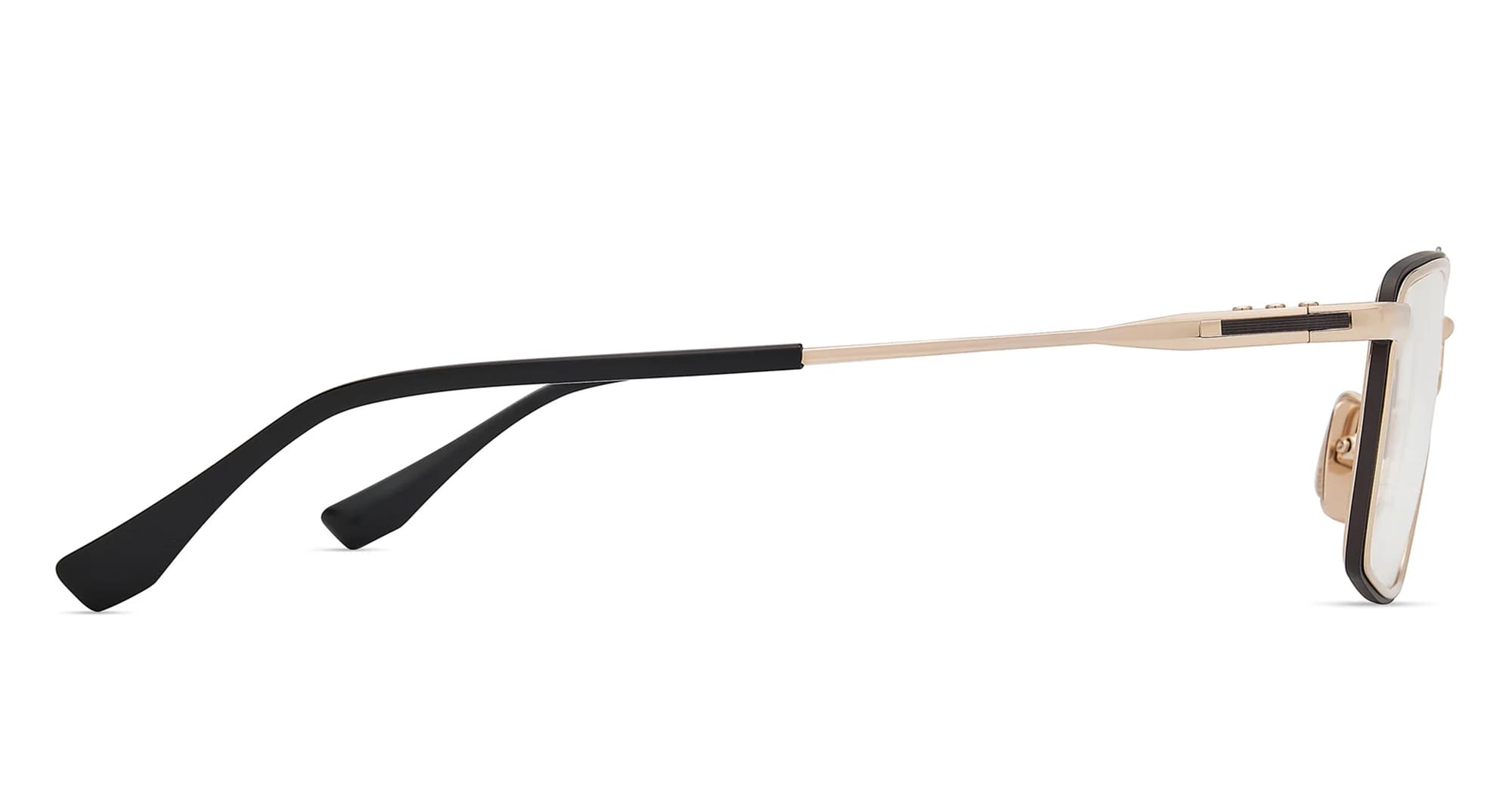 Ottica Mondello Roma - DITA - DTX199-A-03 - ARTEKA - BLACK IRON / WHITE GOLD RX - Titanium - shape Navigator - black, white gold - EYEWEAR - EYEGLASSES - Unisex,Uomo,Donna,Women,Men - lens Clear - Made In Japan
