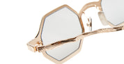 Ottica Mondello Roma - Kuboraum - KRSZ19PGG000002F - MASK Z19 - ROSE GOLD - metal, acetate - shape Hexagonal - rose gold - EYEWEAR - SUNGLASSES - Unisex,Uomo,Donna,Women,Men - lens Grey - Made In Italy