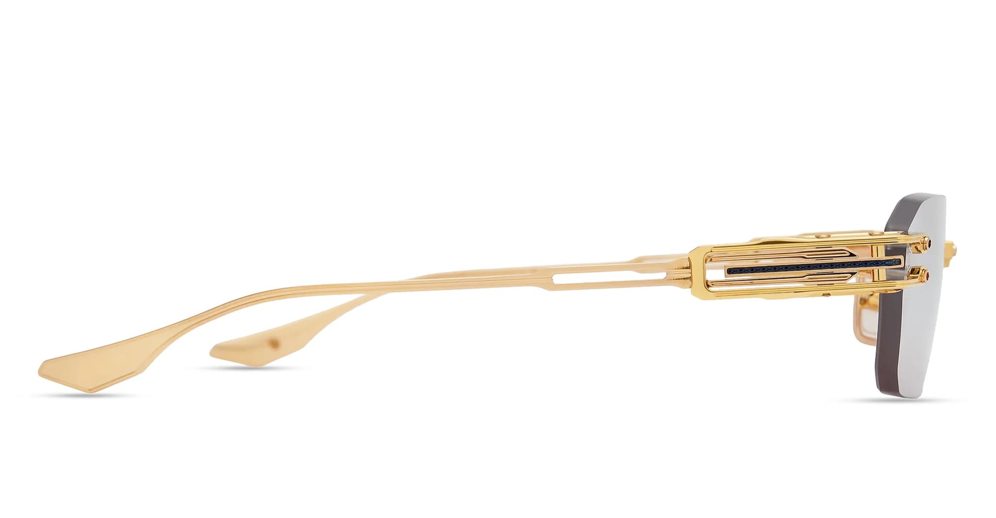 Ottica Mondello Roma - DITA - DTX198-A-01 - HYPERLUX-3000 - YELLOW GOLD / BLUE / WHITE GOLD RX - Titanium - shape Rectangular - Gold - EYEWEAR - EYEGLASSES - Unisex,Uomo,Donna,Women,Men - lens Clear - Made In Japan
