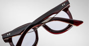 Ottica Mondello Roma - Jacques Marie Mage - JMMAV-14N - AVA - CHERRY - Acetate - shape Round - red - EYEWEAR - SUNGLASSES - Unisex,Uomo,Donna,Women,Men - lens lavender - Made In Japan