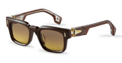 Ottica Mondello Roma - T HENRI - ELAC - ELVA - COCOA - Acetate - shape Squared - brown - EYEWEAR - SUNGLASSES - Unisex,Uomo,Donna,Women,Men - lens Gradient brown - Made In Japan
