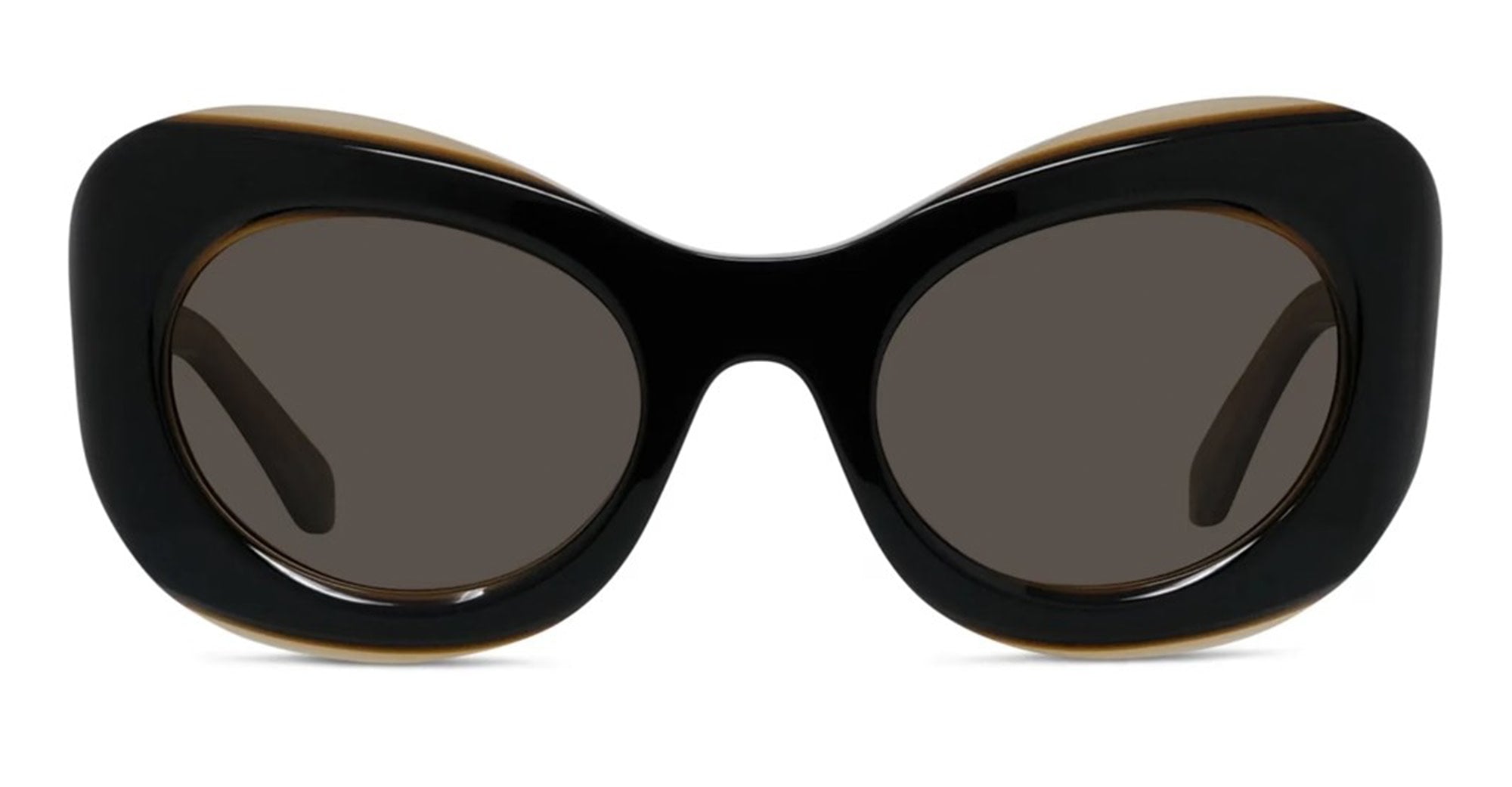 Ottica Mondello Roma - Loewe - LW40197U5201E - SIGNATURE BLACK BUTTERFLY SUNGLASSES - Acetate - shape Butterfly - Black - EYEWEAR - SUNGLASSES - Donna,Women - lens Grey - Made In Italy