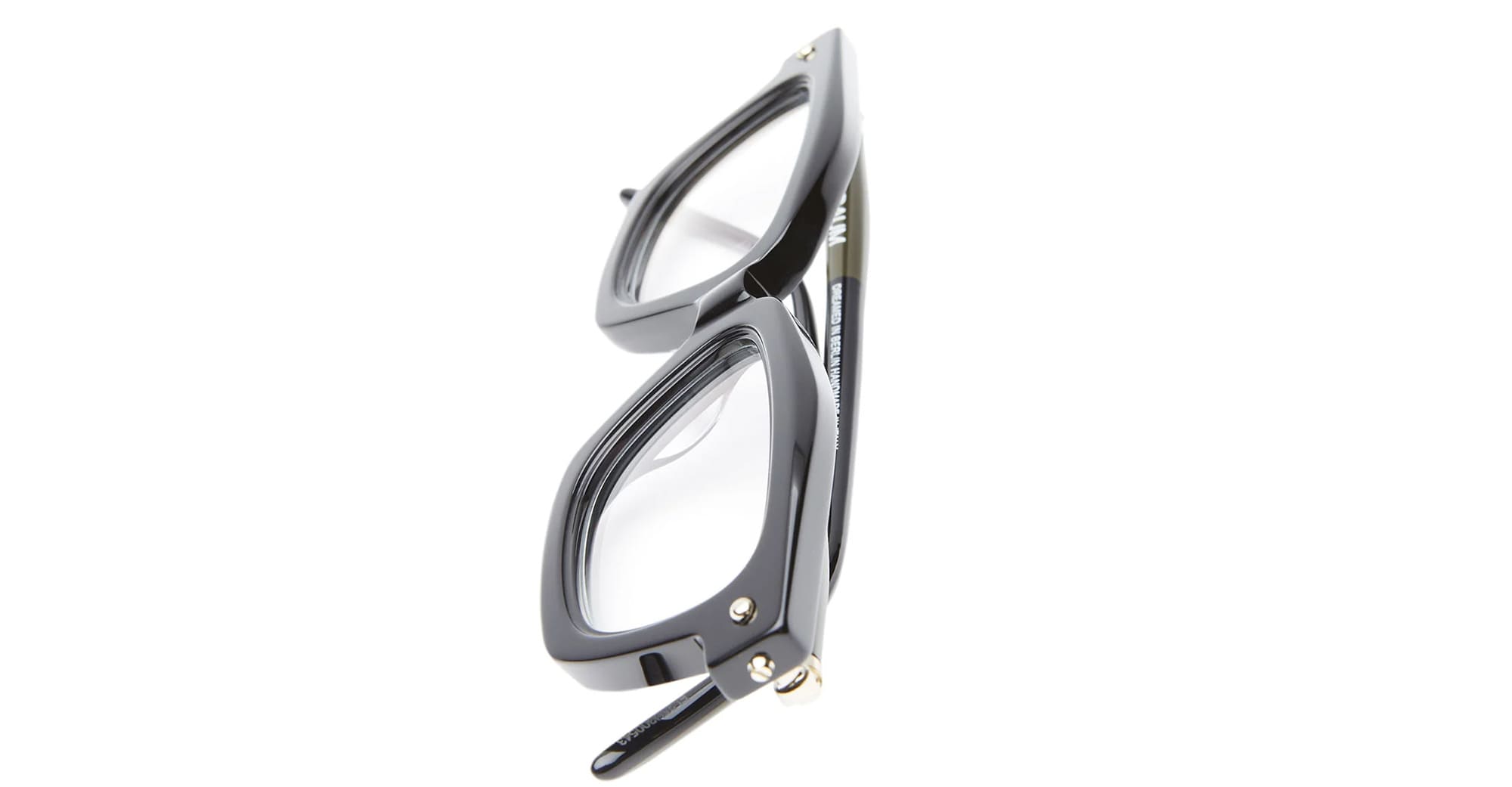 Ottica Mondello Roma - Kuboraum - KROP25BS000000OP - MASK P25 BS - BLACK SHINE RX - Acetate - shape Rectangular - Black - EYEWEAR - EYEGLASSES - Unisex,Uomo,Donna,Women,Men - lens Clear - Made In Italy