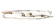 Ottica Mondello Roma - Movitra - TECTUM 02-C3 - TECTUM 02 - C3 Light Gold / Light Azure Lens - Titanium - shape Rectangular - Gold - EYEWEAR - SUNGLASSES - Uomo,Men - lens Blue - Made In Italy