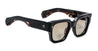 Ottica Mondello Roma - Jacques Marie Mage - JMMEZ-15A - ENZO - NOIR 15 - Acetate - shape Squared - Black - EYEWEAR - SUNGLASSES - Uomo,Men - lens orange - Made In Japan