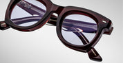 Ottica Mondello Roma - Jacques Marie Mage - JMMAV-14N - AVA - CHERRY - Acetate - shape Round - red - EYEWEAR - SUNGLASSES - Unisex,Uomo,Donna,Women,Men - lens lavender - Made In Japan