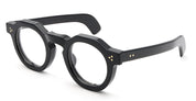 Ottica Mondello Roma - Max Pittion - MXPL-010A - HUGO 42 - PIANO BLACK RX - Acetate - shape Panto - Black - EYEWEAR - EYEGLASSES - Unisex,Uomo,Donna,Women,Men - lens Clear - Made In Japan