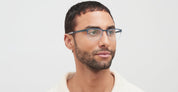 Ottica Mondello Roma - Mykita - 10081238 - HARRISON - INDIGO / YALE BLUE RX - stainless steel - shape  - blue - EYEWEAR - EYEGLASSES - Uomo,Men - lens  - Made In Germany
