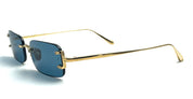 Ottica Mondello Roma - LINDA FARROW - LFL1131AC14SUN - TAYLOR - YELLOW GOLD - Titanium - shape Rectangular - Gold - EYEWEAR - SUNGLASSES - Donna,Women - lens  - Made In Japan