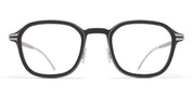 Ottica Mondello Roma - Mykita - 10066821 - FIR MH49 - Black / Matte Silver RX - stainless steel - shape Squared - black, silver - EYEWEAR - EYEGLASSES - Unisex,Uomo,Donna,Women,Men - lens Clear - Made In Germany