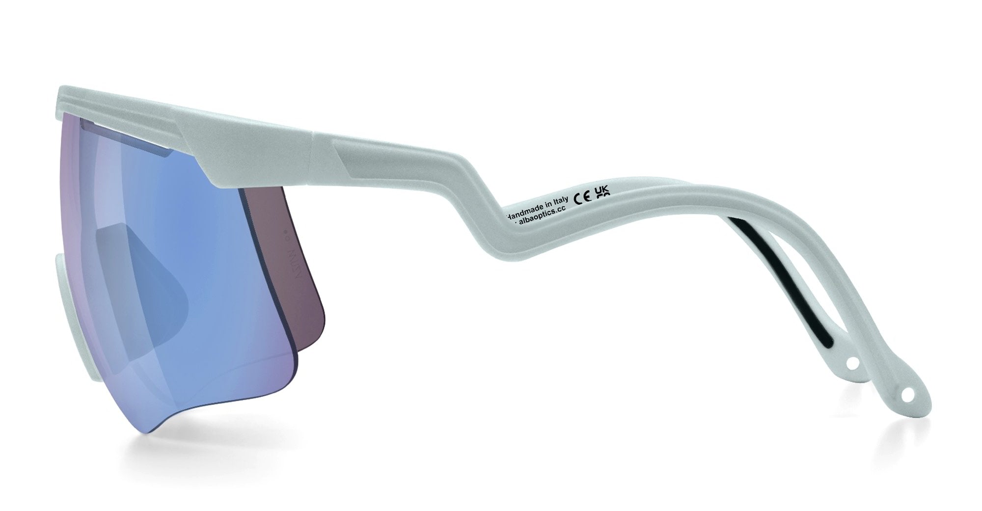 Ottica Mondello Roma - Alba Optics - 8050054517735 - DELTA - ICE / VZUM F-LENS FLM - Tr90 - shape Mask - grey - EYEWEAR - SUNGLASSES - Unisex,Uomo,Donna,Women,Men - lens purple - Made In Italy