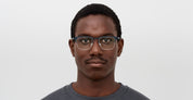 Ottica Mondello Roma - Mykita - 10088766 - CORMAC - SILVER / INDIGO RX - stainless steel - shape Squared - Silver, blue - EYEWEAR - EYEGLASSES - Uomo,Men - lens Clear - Made In Germany