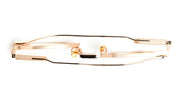 Ottica Mondello Roma - Movitra - VIS INSITA 01-C3 D - VIS INSITA 01 - C2 Light Gold RX - Titanium - shape Panto - Gold - EYEWEAR - EYEGLASSES - Uomo,Men - lens Clear - Made In Italy