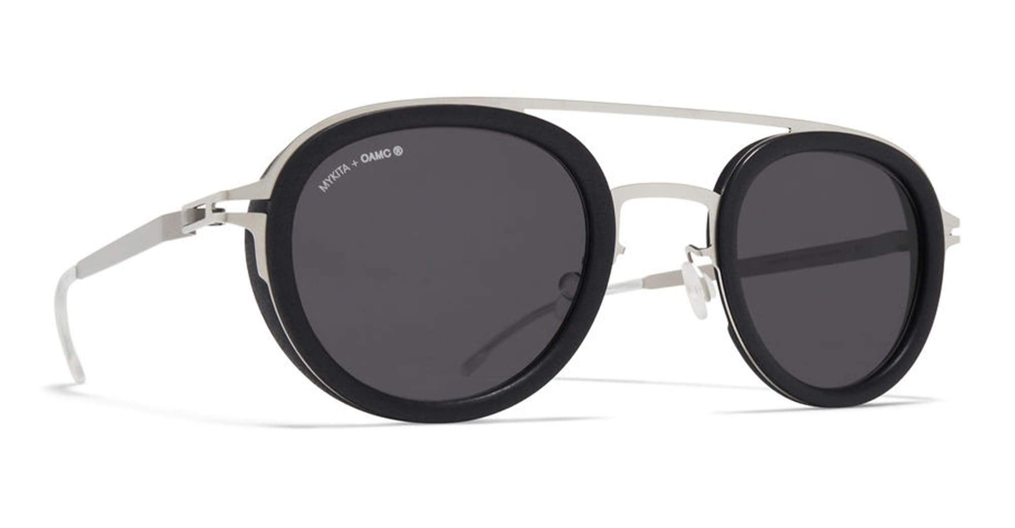 Ottica Mondello Roma - Mykita - 10089969 - GRUNT - MH77 Slate grey / Pearl - stainless steel - shape Pilot - grey - EYEWEAR - SUNGLASSES - Unisex,Uomo,Donna,Women,Men - lens Grey - Made In Germany