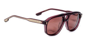 Ottica Mondello Roma - Jacques Marie Mage - JMMON-18M - LEONARD - AMARENA - Acetate - shape Aviator - burgundy - EYEWEAR - SUNGLASSES - Unisex,Uomo,Donna,Women,Men - lens bronze - Made In Japan